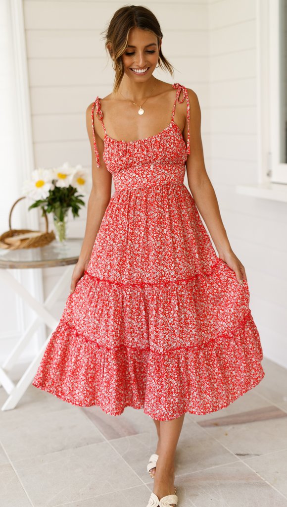 Summer Dress Vintage Boho Halter Style